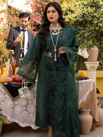 BIN ILYAZ LUXURY CHIKANKARI EMBRODIERED LAWN 3