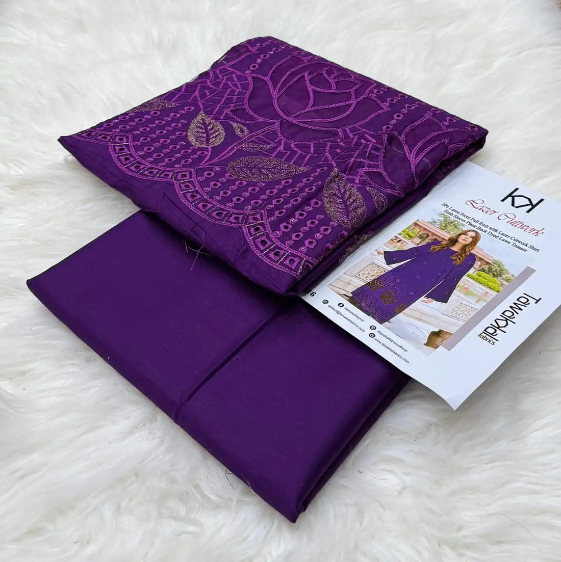 Laser Cutwork 2 Piece By Tawakkal Arts